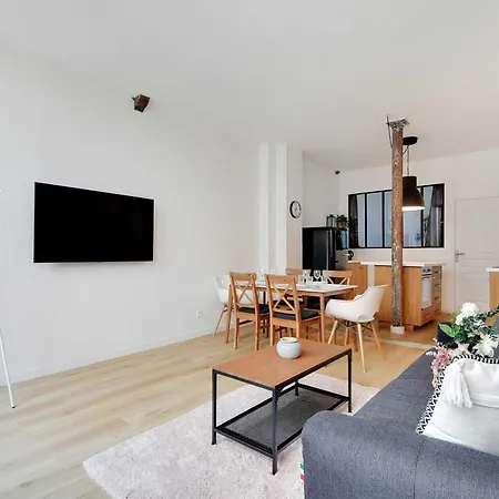 Appartamento Loft Lumineux Et Design - 6 Personnes Voltaire 11e *